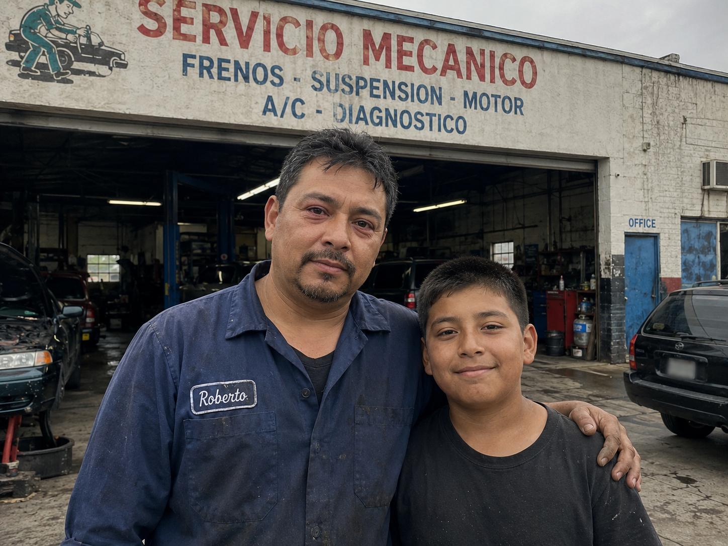 Roberto, Owner of Servicio Mecánico